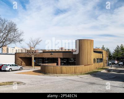 Post modernist office building Stock Photo