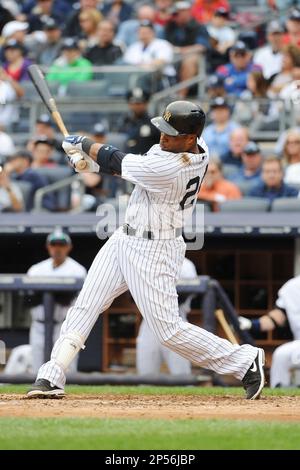 Yankees #24 Robinson Cano with a hit. Toronto Blue Jays defeated