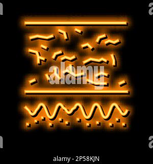 red spots rash skin neon glow icon illustration Stock Vector Image ...