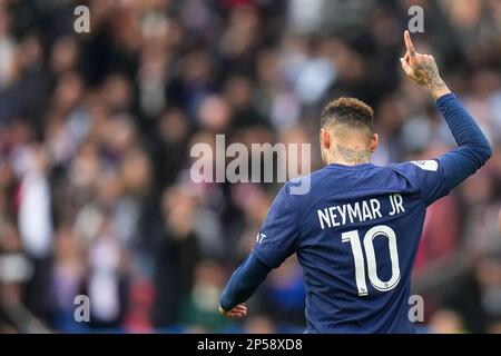 Paris Saint Germains Neymar Reacts After Editorial Stock Photo - Stock  Image