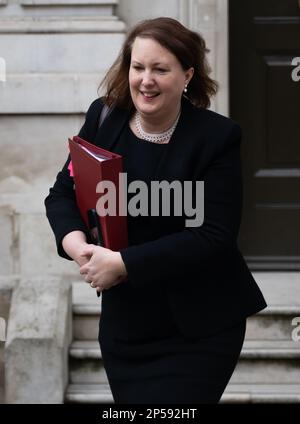 London, UK. 06th Mar, 2023. Attorney General Victoria Prentis is seen outside the Cabinet Office in London. (Photo by Tejas Sandhu/SOPA Images/Sipa USA) Credit: Sipa USA/Alamy Live News Stock Photo