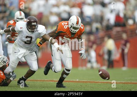 Sean Taylor of the MIami Hurricanes file photo Stock Photo - Alamy