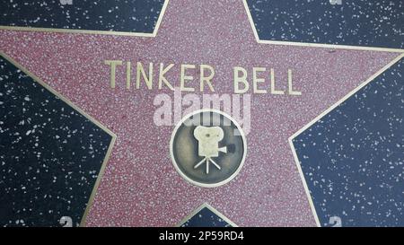 Los Angeles, California, USA 3rd March 2023 A general view of atmosphere of Tinker Bell Hollywood Walk of Fame Star on March 3, 2023 in Los Angeles, California, USA. Photo by Barry King/Alamy Stock Photo Stock Photo