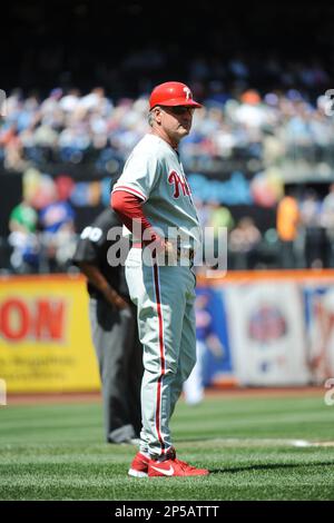 Philadelphia Phillies 3rd base coach Ryne Sandberg (23) during