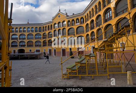 Zaragoza province, Aragon, Spain: Tarazona.Old bull ring.1792 Stock Photo