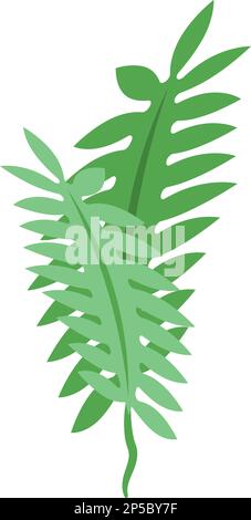 Marine seaweed icon isometric vector. Alga plant. Ocean grass Stock Vector