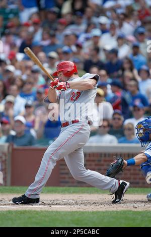 Cincinnati Reds' Scott Rolen (27) rouinds the bases after hitting a home  run against the St. Louis Cardinals in a baseball game, Sunday, May 16,  2010, in Cincinnati. (AP Photo/Al Behrman Stock