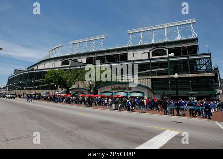 A general view of the main concourse at Wrigley Field as