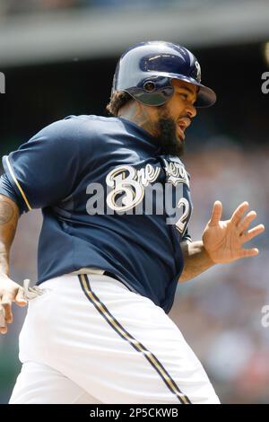 Just a random picture of Prince Fielder I took at Miller Park back in May  2011 : r/Brewers