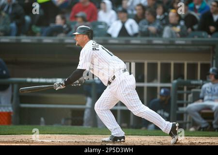 CHICAGO, IL- APRIL 9: A.J. Pierzynski #12 of the Chicago White Sox