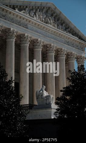 The United States Supreme Court building. Stock Photo
