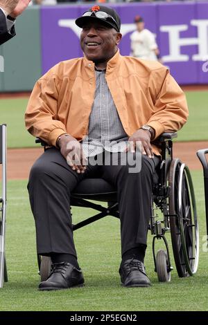 Former announcer for the San Francisco Hank Greenwalt introducing