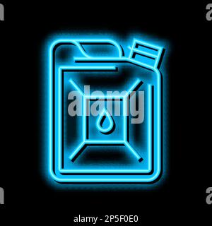diesel gas station neon glow icon illustration Stock Vector Image & Art ...