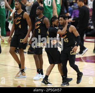 Cleveland Cavaliers guard Donovan Mitchell poses for a portrait