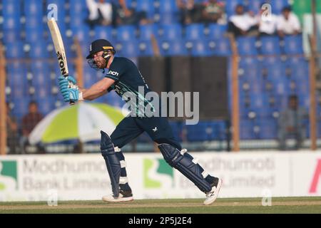 Salt bats during the Bangladesh-England 3rd One Day International match at Zahur Ahmed Chowdhury Stadium, Sagorika, Chattogram, Bangladesh. Stock Photo