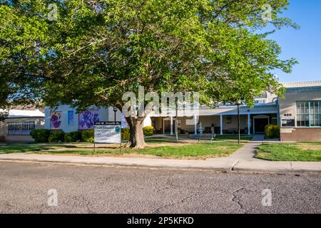 Truth or Consequences, NM, USA - May 1, 2022: The Ralph Edwards Civic Center Stock Photo