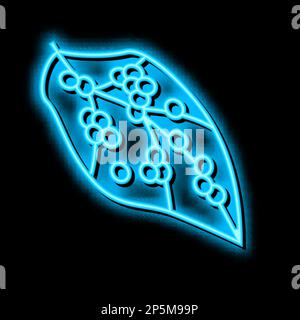 adult silkworm moths neon glow icon illustration Stock Vector Image ...