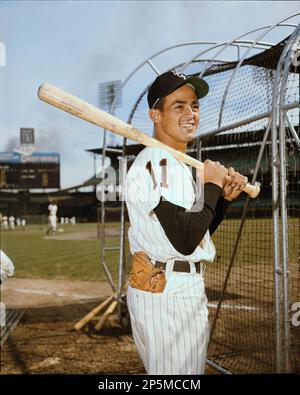 Portrait of Luis Aparicio of the Chicago White Sox from the 1959