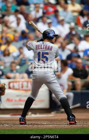 New York Mets outfielder Carlos Beltran #15 during a game against