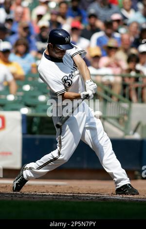 MILWAUKEE, WI - JULY 30: Shortstop J.J. Hardy #7 of the Milwaukee Brewers  stands ready in position against the Washington Nationals at Miller Park on  July 30, 2009 in Milwaukee, Wisconsin. The