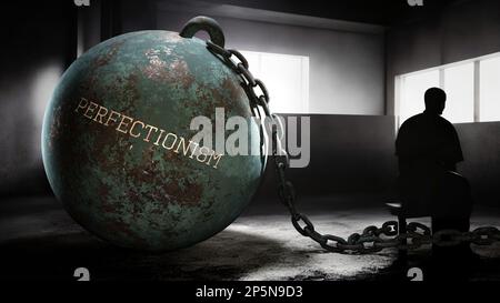 Alienation and intimate, silent and lonely suffering human soul ...