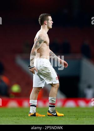 jan 23 2013 london united kingdom arsenals jack wilshere with the captains armband shows off his tattoosarsenal v west ham united barclays premier league the emirates stadium london 230113 picture david kleinsportimage cal sport media via ap images 2p5ndwk