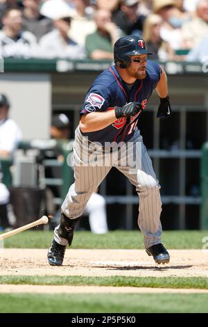 Chicago White Sox outfielder Scott Podsednik (22) rounds third after  hitting the game winning home run in game 2 of the World Series at U. S.  Cellular Field, October 23, 2005 in