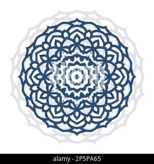 Luxury Ornamental Mandala, Floral Mandala Design, Illustration Background Template Stock Vector