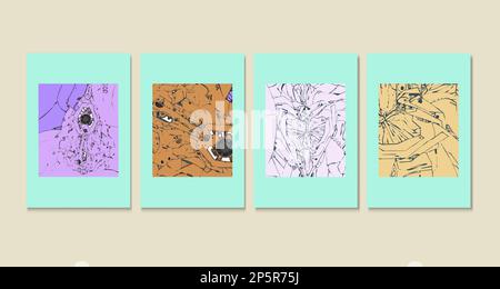 wall decor comtemporary style minimalism background vector eps 10 Stock Vector