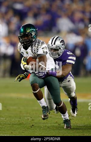 Oregon Ducks defensive back Kenjon Barner (24) of Riverside, Calif. during  game action on Saturday at Stanford Stadium, Foster Field. The Stanford  Cardinals beat the Oregon Ducks 51-42. (Credit Image: © Konsta