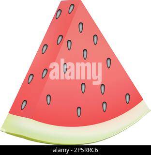 3d realistic transparent isolated vector , whole and slice of watermelon, watermelon in a splash of juice with drops Stock Vector