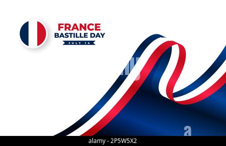 france independence day. vector illustration eps 10/ Stock Vector