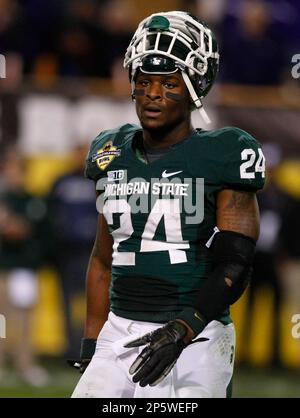 Michigan State running back Le Veon Bell 24 against TCU during the first half of the Buffalo Wild Wings Bowl NCAA college football game Saturday Dec. 29 2012 in Tempe Arizona. Rick Scuteri AP