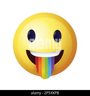 LGBT avatar icon. Pride flag human symbol. vector illustration Stock ...