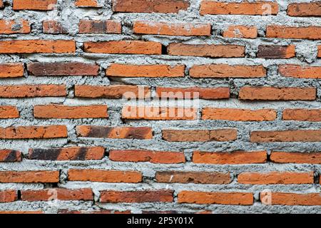 red brick texture background. Brick walls. Old vintage brick wall pattern. Red brick wall Stock Photo