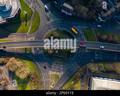 Random Drone Shots aerial Images From Stoke-On-Trent Stock Photo