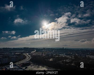 Random Drone Shots aerial Images From Stoke-On-Trent Stock Photo