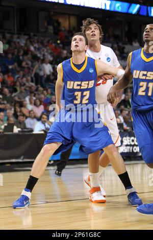 UCSB guard Troy Leaf #43 during the second round game of the NCAA  Basketball Tournament at St. Pete Times Forum on March 17, 2011 in Tampa,  Florida. The Florida Gators defeated the