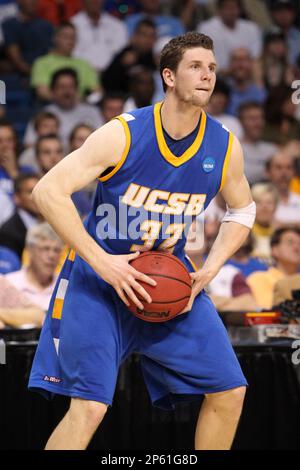 UCSB guard Troy Leaf #43 during the second round game of the NCAA  Basketball Tournament at St. Pete Times Forum on March 17, 2011 in Tampa,  Florida. The Florida Gators defeated the