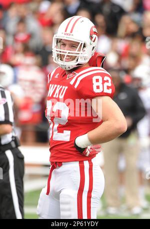 Western Kentucky Hilltoppers Jack Doyle (82) in action during a game  against Louisiana-Monroe on October