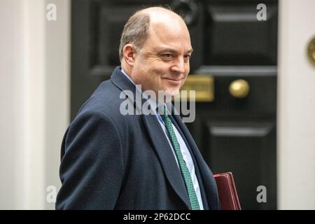 London, UK. 07th Mar, 2023. Ben Wallace, Defence Secretary at a cabinet meeting at 10 Downing Street London. Credit: Ian Davidson/Alamy Live News Stock Photo