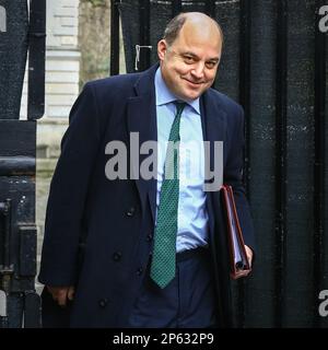 London, UK. 07th Mar, 2023. Ben Wallace, MP, Secretary of State for Defence. Ministers attend the weekly government cabinet meeting at 10 Downing Street in Westminster, London, England. Credit: Imageplotter/Alamy Live News Stock Photo