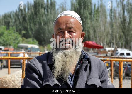 China, Xinjiang, Kashgar, portrait Stock Photo