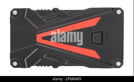 powerbank engine jump starter path isolated on white Stock Photo