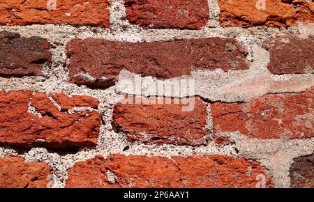Red brick wall. Stock Photo