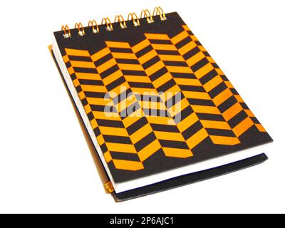 Notebook isolated on white background Stock Photo