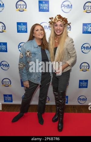 Lynette Dallas and Luciana Pampalone attend Preferred Health Magazine winter cover launch of Dr Robi Ludwig and Frankie Cutlass at Tudor City Steakhouse in New York, NY on March 6, 2023 (Photo by David Warren /Sipa? USA) Credit: Sipa USA/Alamy Live News Stock Photo