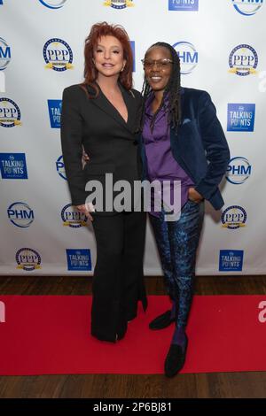 Debi Barton and Patrice Griffin attend Preferred Health Magazine winter cover launch of Dr Robi Ludwig and Frankie Cutlass at Tudor City Steakhouse in New York, NY on March 6, 2023 (Photo by David Warren /Sipa? USA) Credit: Sipa USA/Alamy Live News Stock Photo