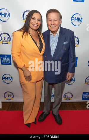 Angelina Cappiello and Marvin Scott attend Preferred Health Magazine winter cover launch of Dr Robi Ludwig and Frankie Cutlass at Tudor City Steakhouse in New York, NY on March 6, 2023 (Photo by David Warren /Sipa? USA) Credit: Sipa USA/Alamy Live News Stock Photo