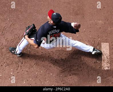 Photos: Atlanta Braves pitcher Tim Hudson ankle injury July 24